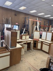 Vintage Cottagecore Kitchen Cabinet Set