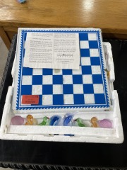 Fifth Avenue Crystal Tropics Chess Checkers Set