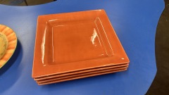 Espa\u00f1a Lifestyle Tabletops Unlimited Square Stoneware (Set of 4)