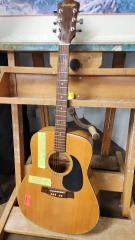 Harmony Sovereign Acoustic Guitar 1970s needs some work