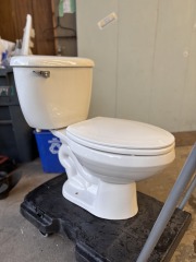 White Briggs Toilet