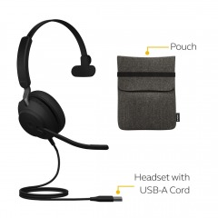 2899 B1 | JABRA Evolve2 40 SE Corded Headset