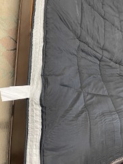 Full Black Mattress Topper