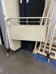 Full Metal Beige Headboard