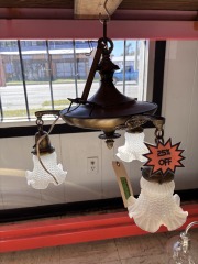 Vintage Brass Chandelier