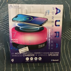 LED Bluetooth Speaker 7 Led Lights Phone Wireless Charging ??