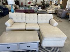 Small Beige Sectional