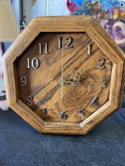Vintage Wood Wall Clock