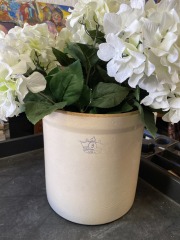 Vintage Robinson Ransbottom Vintage 3 Gallon Blue Crown Stoneware Crock