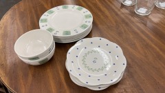 Pfaltzgraff Cloverhill Floral Dishes (Set of 10)