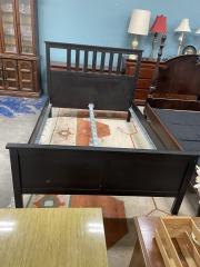 Black IKEA Full Bed Frame