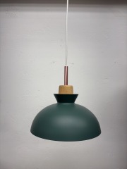 Green Potlid Chandelier