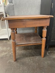 Vintage Lil Wood Side Table