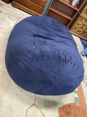 Big Blue Bean Bag Bed