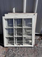 9 pannels Wood Window (antique)32\