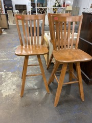 Solid Wood Mission Style Stool