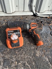 Ridgid 12v Drill With 2 Batteries & Charger