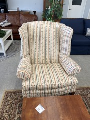 Striped Arm Chair