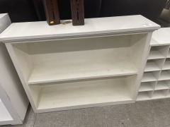 White Bookshelves