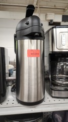 Stainless Coffee Pump Carafe
