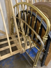 Brass Look Queen Head & Footboard