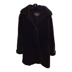 brown faux-fur coat by the brand Arctic River. SIZE SMALL