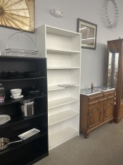 Tall White Bookshelves