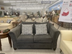 Grey Love Seat