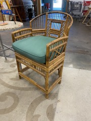 Rare Vintage Brighton Pavilion Style Bamboo Chair
