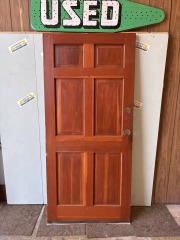 Warm Wood Exterior Door 36\