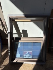 Never Installed Vinyl Window with screen
