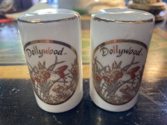 Vintage Dollywood Salt and Pepper Shaker Set Japan