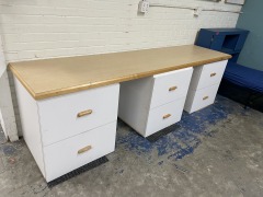 Large Workstation With Drawers