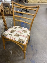 Vintage Heywood Wakefield Ashcraft Bamboo Dining Chair (each)