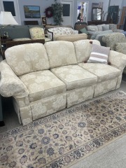 Off White Embossed Couch