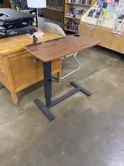 Adjustable Podium Stand With Power Strip