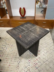 Square Top Greywash Table