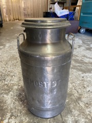 Vintage Steel Milk Can