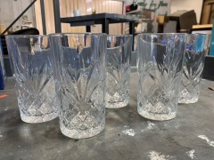 Vintage Highball Glasses Set of 5