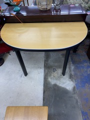 Modern Half Moon Table\/Desk