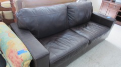 'Ashley' Leather Sofa