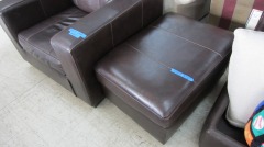 'Ashley' Leather Ottoman