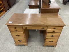 Pine Desk with Storage