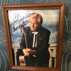 The legendary country music singer George Jones