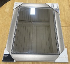 Silver Frame Mirror (23 in x 28 in)