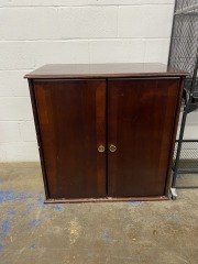 Underestimated Cherry Finish Cabinet