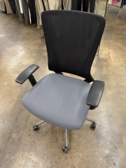 Rolling black\/grey Office Chair