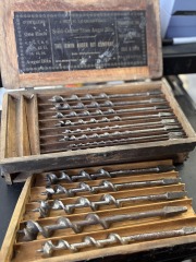 Vintage Irwin Auger 13 Piece Bit Set