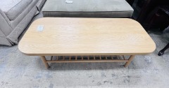 Oak Veneer Coffee Table