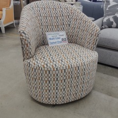 Stone & Leigh Multi color Swivel Chair
